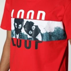 Fifth Loop T-Shirt - Loop - Red - FLT215 New Arrivals