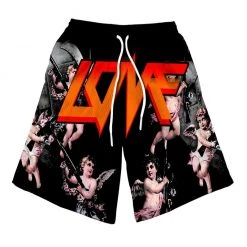 L.O.V.E Apparel Shorts - Life Is Better - Black New Arrivals