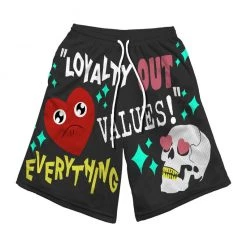 L.O.V.E Apparel Shorts - Fun Love - Black