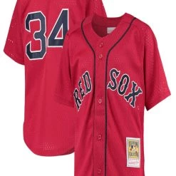 Mitchell & Ness Kids Jersey - MLB Red Sox Ortiz 34 - Red