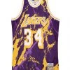 Mitchell & Ness Jersey - NBA Team Marble Swingman - Lakers - O'Neal 34 - TFSM1278 New Arrivals