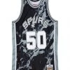 Mitchell & Ness Jersey - NBA Team Marble Swingman - Spurs - Robinson 50 - TFSM1278