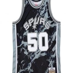 Mitchell & Ness Jersey - NBA Team Marble Swingman - Spurs - Robinson 50 - TFSM1278