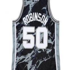 Mitchell & Ness Jersey - NBA Team Marble Swingman - Spurs - Robinson 50 - TFSM1278