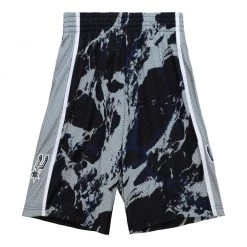 New Arrivals Mitchell & Ness Shorts - NBA Team Marble Swingman - Spurs - TFSM1278