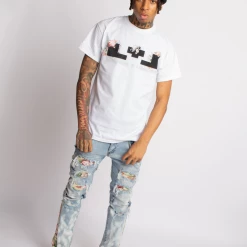 Locked & Loaded L+L Jeans - Revived - Bleached Blue - 001 New Arrivals