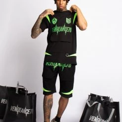 Vengeance78 Short Sets - Soccer Club - Black/Lime - VS3 Shop All