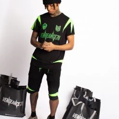 Vengeance78 Short Sets - Soccer Club - Black/Lime - VS3 Shop All 13 Vengeance78 Short Sets - Soccer Club - Black/Lime - VS3 Shop All
