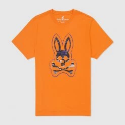 Psycho Bunny T-Shirt - Norby - Mojave Orange - B6U579T1PC Shop All