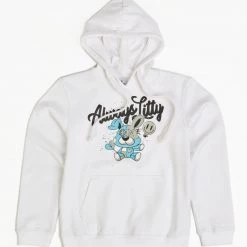 Shop All OPS Kids Hoodie - Always Litty - White/Blue - OPS502H
