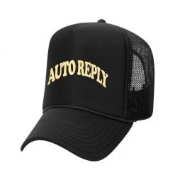 Outrank Hat - Auto Reply - OMW Foam Trucker - Black - ARH002