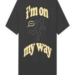 Outrank T-Shirt - Auto Reply - OMW - Black - AR002