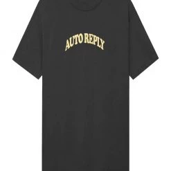 Outrank T-Shirt - Auto Reply - OMW - Black - AR002