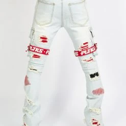 Politics Jeans - Wooden Denim Stacked Flare - Light Wash - POLDWOODEN102 12 Politics Jeans - Wooden Denim Stacked Flare - Light Wash - POLDWOODEN102