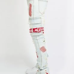 Politics Jeans - Wooden Denim Stacked Flare - Light Wash - POLDWOODEN102 13 Politics Jeans - Wooden Denim Stacked Flare - Light Wash - POLDWOODEN102