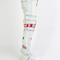 Politics Jeans - Wooden Denim Stacked Flare - Light Wash - POLDWOODEN102 14 Politics Jeans - Wooden Denim Stacked Flare - Light Wash - POLDWOODEN102