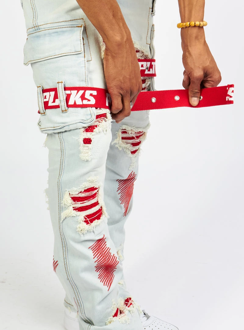 Politics Jeans - Wooden Denim Stacked Flare - Light Wash - POLDWOODEN102 8 Politics Jeans - Wooden Denim Stacked Flare - Light Wash - POLDWOODEN102