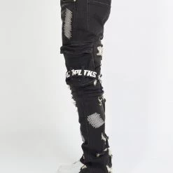 Politics Jeans - Wooden Denim Stacked Flare - Black Wash - POLDWOODEN101 12 Politics Jeans - Wooden Denim Stacked Flare - Black Wash - POLDWOODEN101