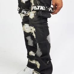 Politics Jeans - Wooden Denim Stacked Flare - Black Wash - POLDWOODEN101 15 Politics Jeans - Wooden Denim Stacked Flare - Black Wash - POLDWOODEN101