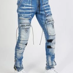 Shop All Politics Jeans - Lance Denim - Blue Wash - POLD165 11 Shop All Politics Jeans - Lance Denim - Blue Wash - POLD165