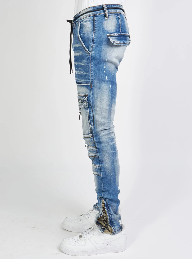 Shop All Politics Jeans - Lance Denim - Blue Wash - POLD165 4 Shop All Politics Jeans - Lance Denim - Blue Wash - POLD165