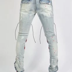Politics Jeans - Lance Denim - Blue And Red - POLD161 15 Politics Jeans - Lance Denim - Blue And Red - POLD161