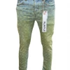 Purple-Brand Jeans - Neon Over Light Indigo Jacquard Monogram - P001 Shop All