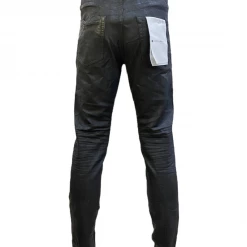 Purple-Brand Jeans - Black Center Front Hem Zip - P002
