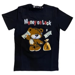 Focus T-shirt - Money On Lock Character - Black - 80443