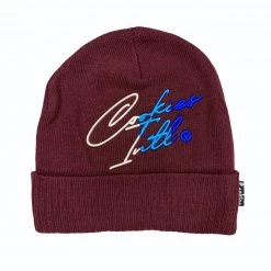 Shop All Cookies Hat - Flip The Script Beanie - Burgundy - 1547X4460