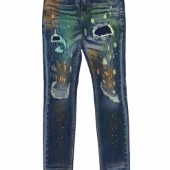 Majestik Jeans - Galaxy Paint - Dark Indigo - DL2062