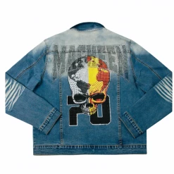 Mackeen Denim Jacket - Worldwide - Medium Blue - MK6050