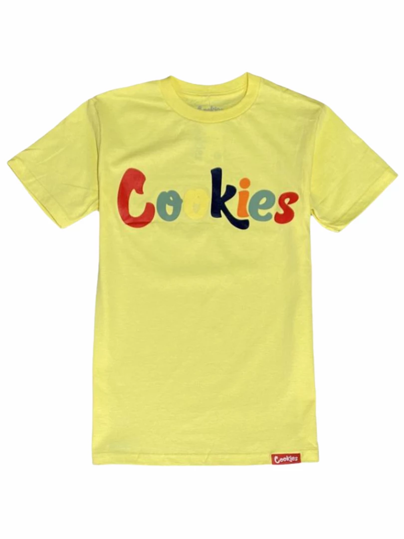 Cookies T-Shirt - Chateau Logo - Banana - 1548T4546 1 Cookies T-Shirt - Chateau Logo - Banana - 1548T4546