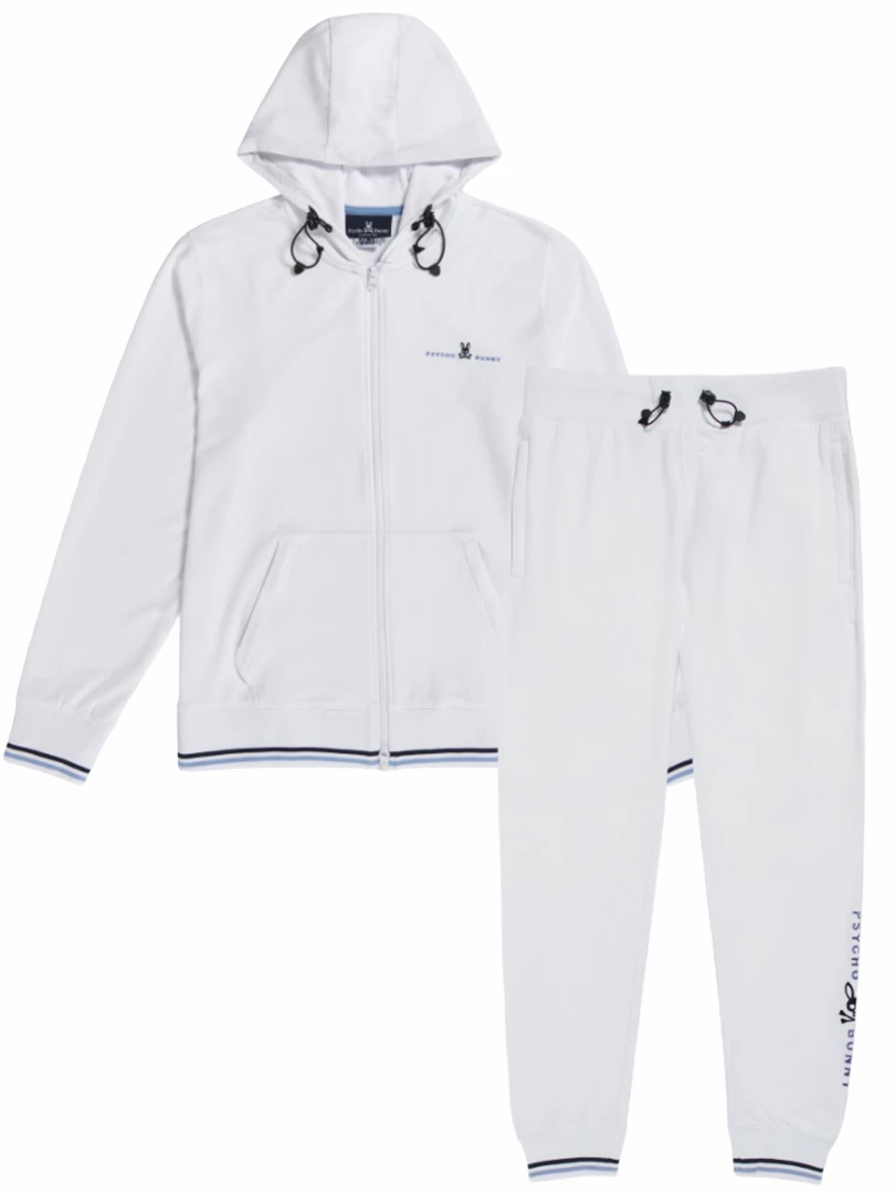 Shop All Psycho Bunny Jogger Set - Palmer - White - B6H114N1FL 1 Shop All Psycho Bunny Jogger Set - Palmer - White - B6H114N1FL