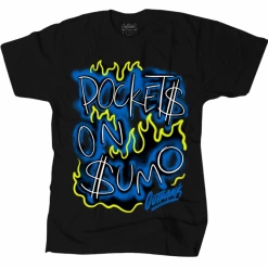 Outrank T-Shirt - Pockets On Sumo - Black - OR1523 Shop All