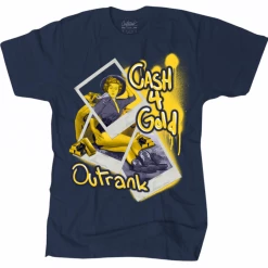 Outrank T-Shirt - Cash 4 Gold - Navy - OR1513 Shop All