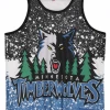 Mitchell & Ness Jersey Tank - Sublimated Timberwolves - Black Shop All