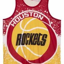 Mitchell & Ness Jersey Tank - Sublimated Houston Rockets - Red/Yellow Shop All