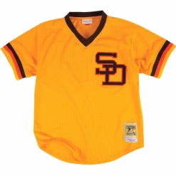 Kids Mitchell & Ness Jersey - BP MLB Padres - Yellow Shop All