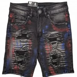 Kids Waimea Shorts - Paint Brush - Black Wash - 8M7300D Shop All