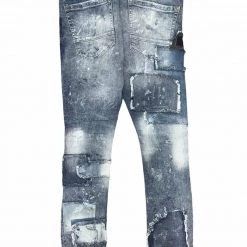 Jordan Craig Jeans - Destroyed Patch - Destroyed Blue - JM3476