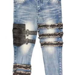 DNA Kids Jeans - Stacked Cargo - Dark Blue And Black - K22 Shop All