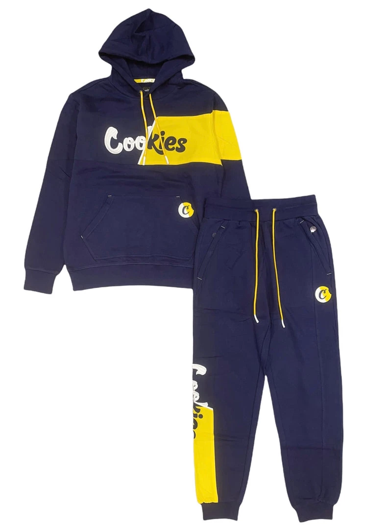 Shop All Cookies Sweatsuit - Changing Lanes - Navy 1 Shop All Cookies Sweatsuit - Changing Lanes - Navy