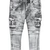 Ops Kids Jeans - Biker Cargo - Grey - OPS1703K