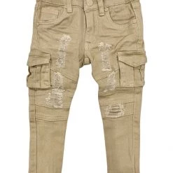 Shop All Ops Kids Jeans - Biker Cargo - Khaki - OPS1703K