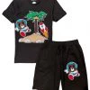 Rawyalty Short Set - Space Teddy - Black Shop All