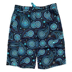 Shop All Cookies Shorts - Casablanca Soft Poplin Cargo - Black And Blue - 1557B5869