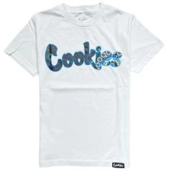 Cookies T-Shirt - Casablanca Logo - White And Blue - 1557T5879 Shop All