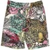 Original Fables Shorts - Deep Jungle Mesh - Wild Pastel - S334
