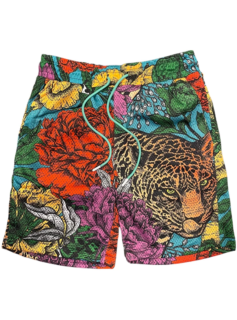 Shop All Original Fables Shorts - Deep Jungle Mesh - Jungle Teal - S334 1 Shop All Original Fables Shorts - Deep Jungle Mesh - Jungle Teal - S334